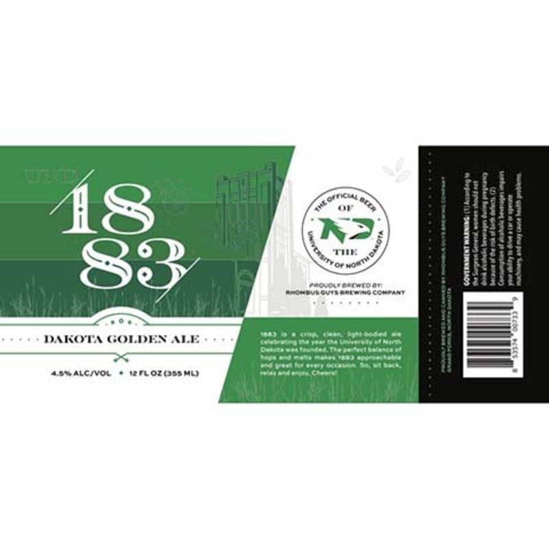 Rhombus Guys 1883 Dakota Golden Ale 12OZ SINGLE CAN