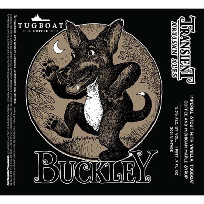 Transient Artisan Ales Buckley Imperial Stout 500ML BTL
