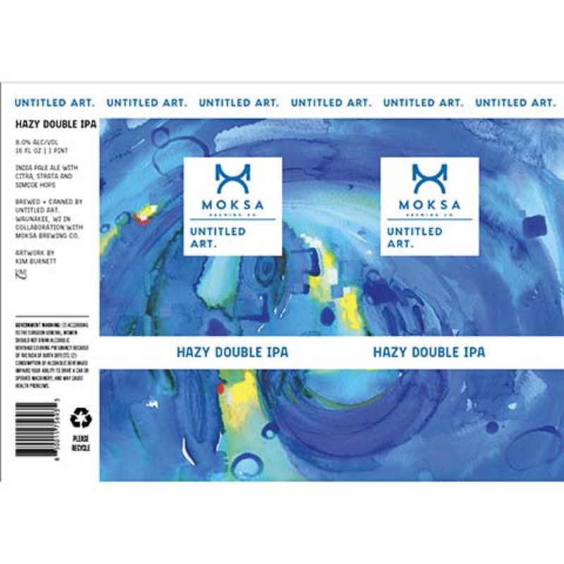 Untitled Art/Moksa Hazy DIPA 16OZ SINGLE CAN
