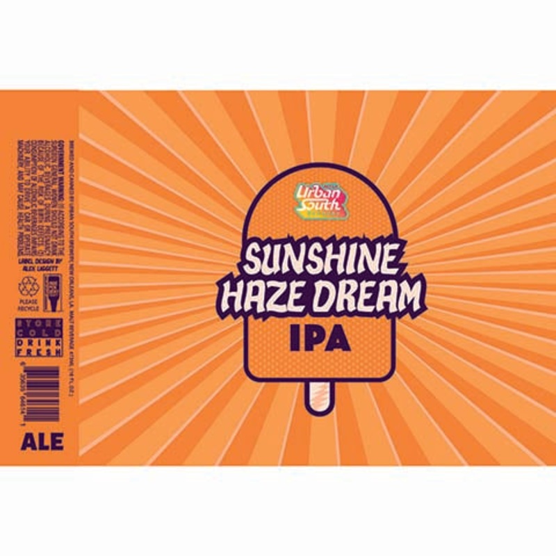 Urban South Sunshine Haze Dream IPA 16OZ SINGLE CAN