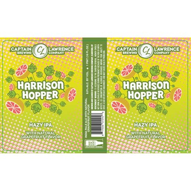 Captain Lawrence Harrison Hopper Hazy IPA 16OZ SINGLE CAN