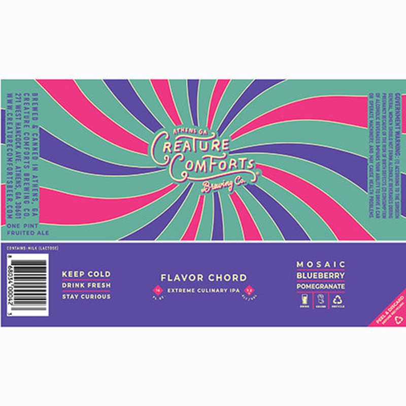 Creature Comforts Flavor Chord Extreme Culinary IPA 16OZ SINGLE CAN