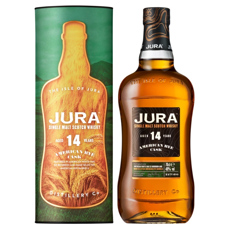 JURA 14YR AMERICAN RYE CASK SINGLE MALT SCOTCH 750ML @ Windermere [1048969] 700 ml