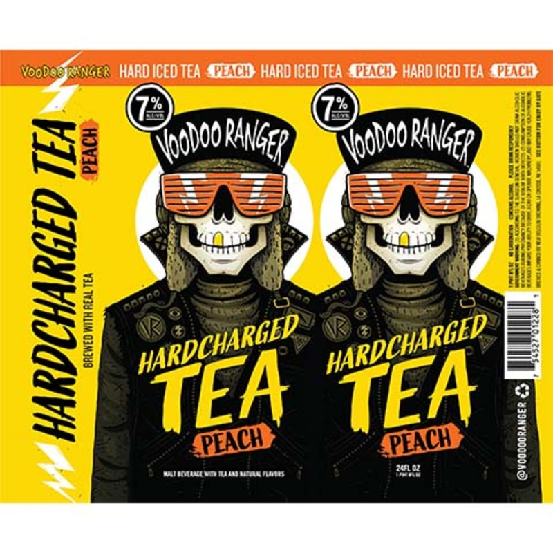 New Belgium Voodoo Ranger Hardcharged Tea Peach 24OZ SINGLE CAN