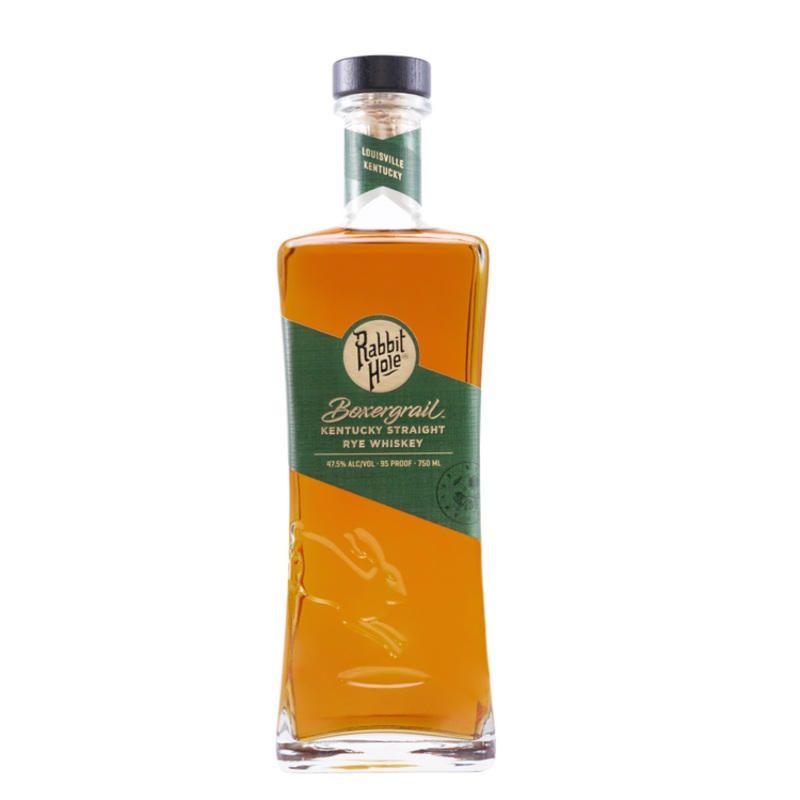 RABBIT HOLE STRAIGHT RYE WHISKEY BOXERGRAIL 95 750ML 750ML