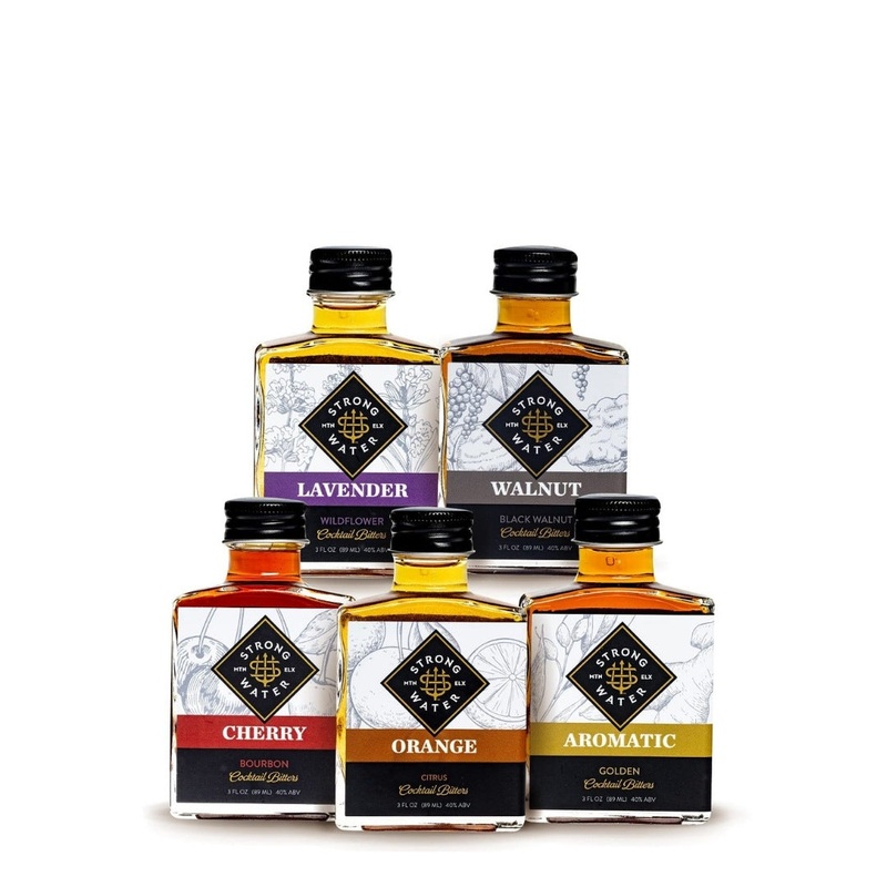 Strong Water Cocktail Bitters Classic Bitter Collections 5pk 89mL