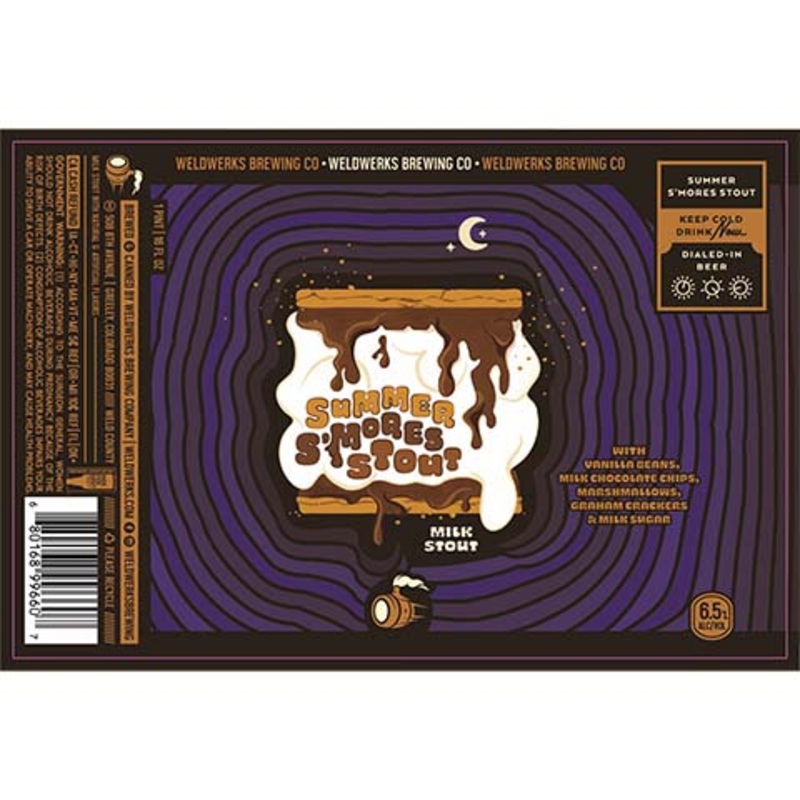 Weldwerks Summer S’mores Stout 16OZ SINGLE CAN