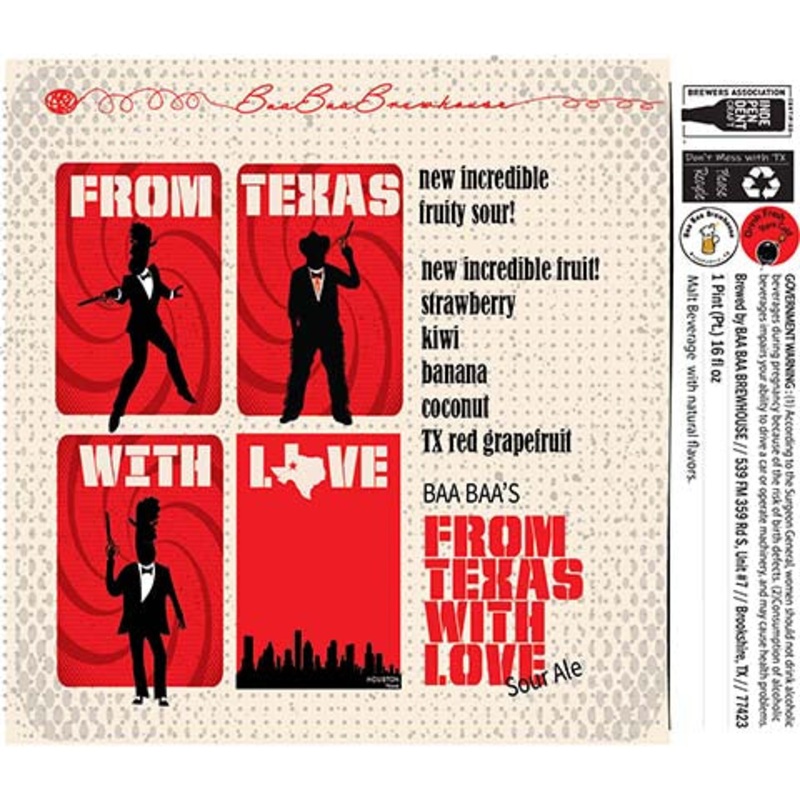 Baa Baa From Texas With Love Sour Ale 16OZ SINGLE CAN