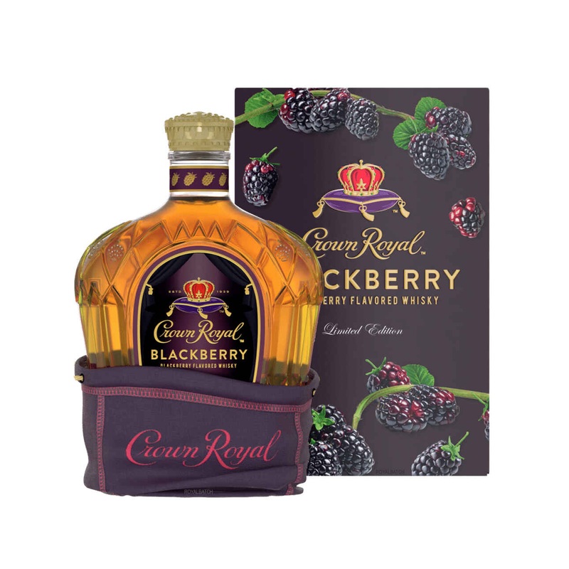 Crown Royal Blackberry Canadian Flavored Whiskey 750ml