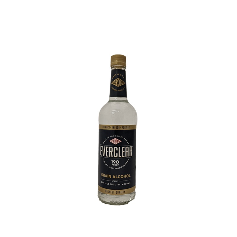 Everclear 190 Proof Grain Alcohol 750ML
