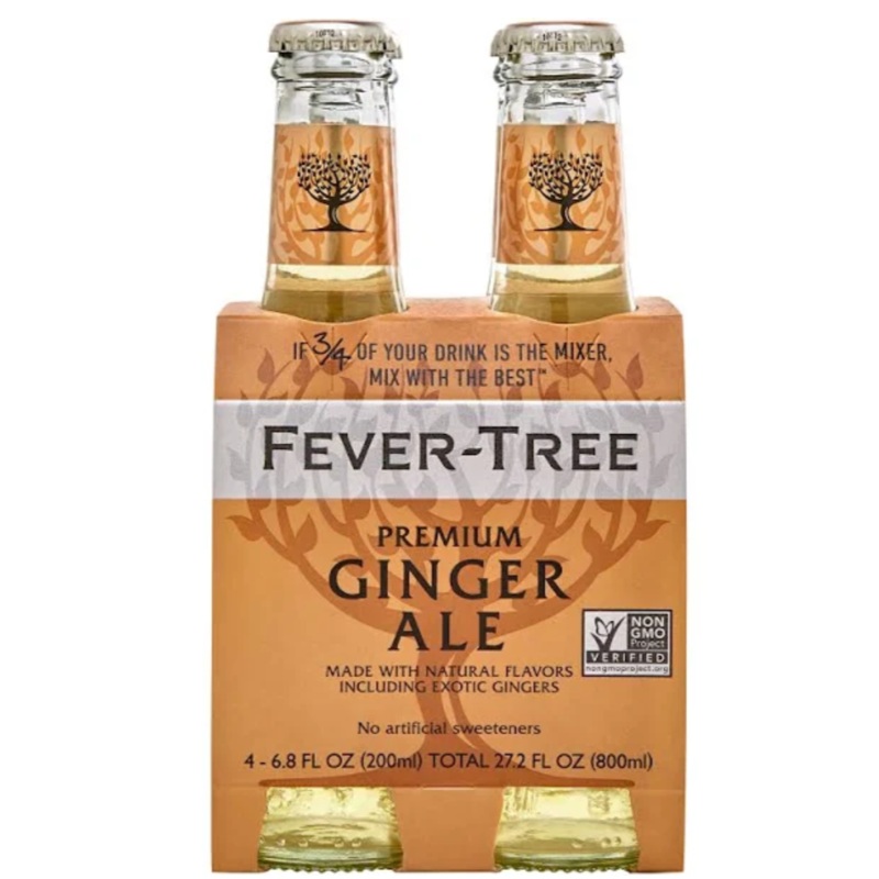 Fever Tree Ginger Ale – 4pk Bottles 4pk