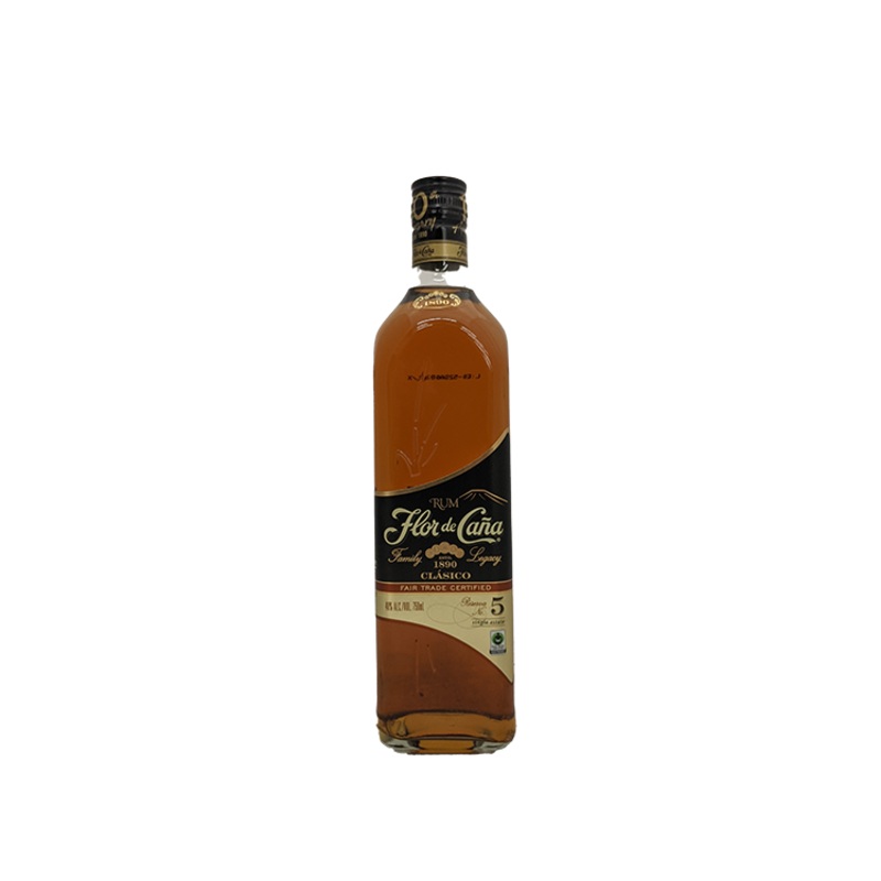 Flor De Cana Anejo Clasico 5 Year Rum 750ML