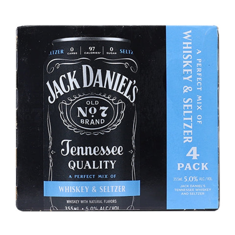 Jack Daniel’s Whiskey & Seltzer 4PK 12OZ CAN