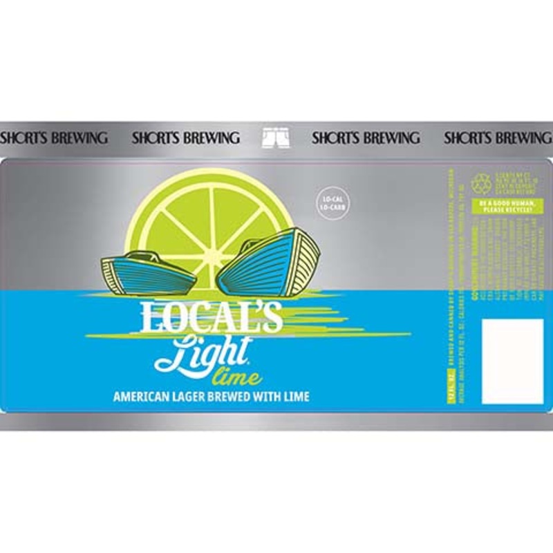Short’s Local’s Light Lime Lager 12OZ SINGLE CAN