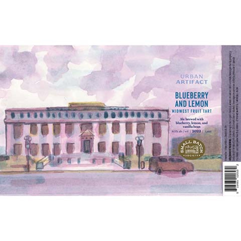 Urban Artifact Blueberry and Lemon Midwest Fruit Tart Ale 16OZ SINGLE CAN