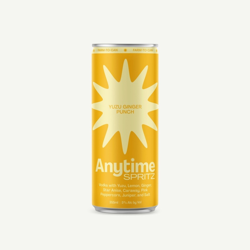Anytime Spritz Yuzu Ginger Punch 6x 4-packs (24 Cans)
