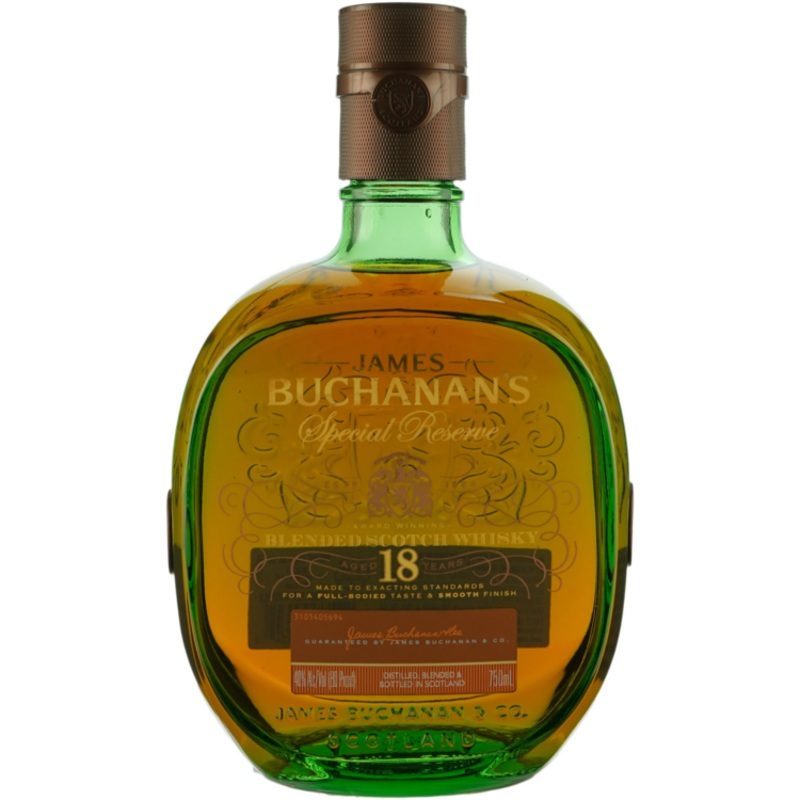 BUCHANAN’S BLENDED SCOTCH SPECIAL RESERVE 18 YR 80 750ML 750ML