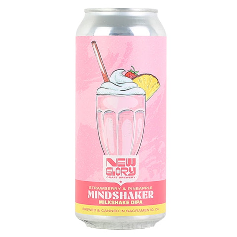 New Glory/Dionysus Mindshaker Milkshake DIPA with Strawberry Pineapple 16OZ SINGLE CAN