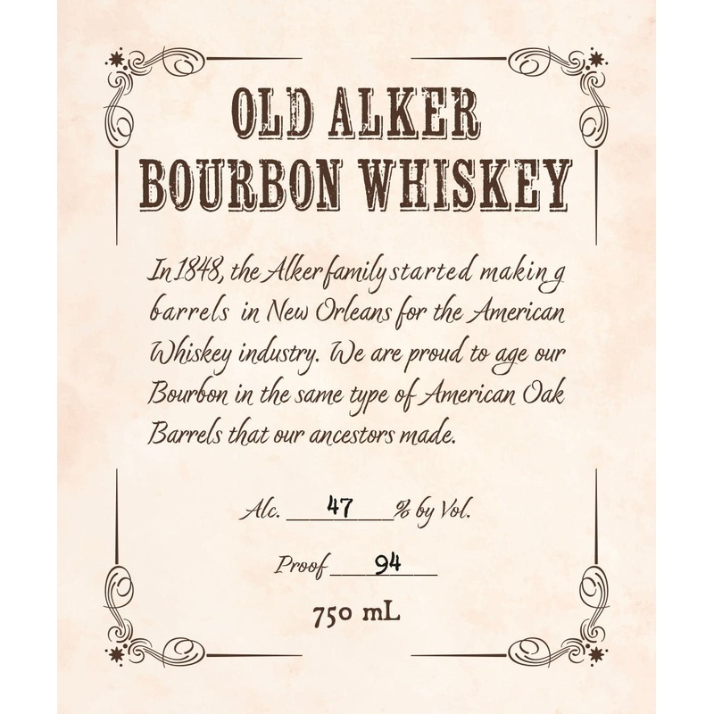 Old Alker Bourbon Whiskey