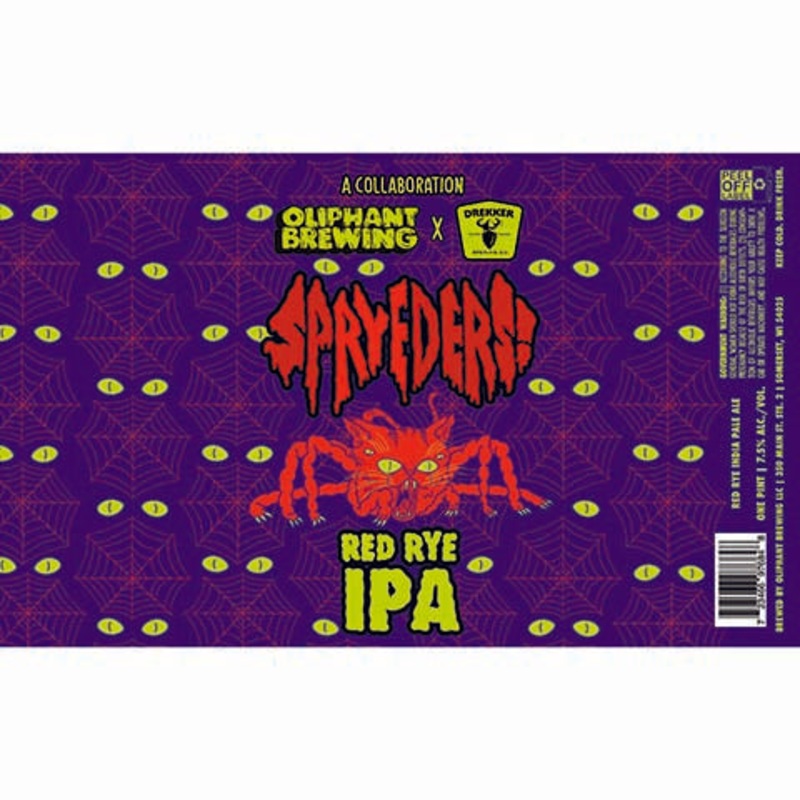 Oliphant Spryeders! Red Rye IPA 16OZ SINGLE CAN