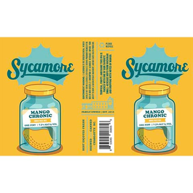 Sycamore Mango Chronic IPA 16OZ SINGLE CAN