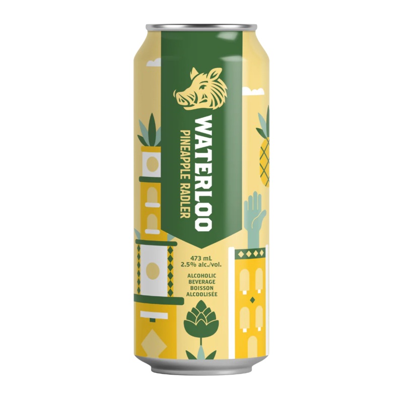WATERLOO PINEAPPLE RADLER 473ML CAN @ Sage Hill [1029759] 473 ml