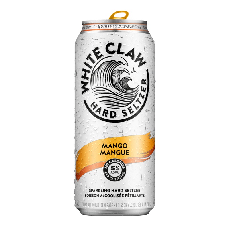 WHITE CLAW HARD SELTZER MANGO 473ML CAN @ Deerfoot City [1022908] 473 ml