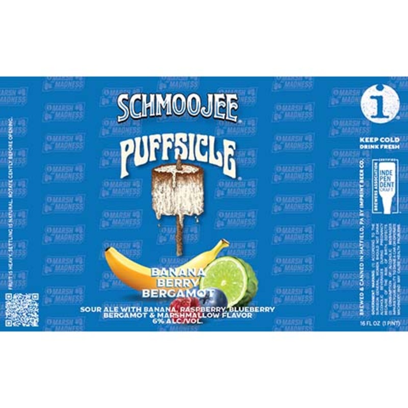 Imprint Schmoojee Puffsicle Banana Berry Bergamot 16OZ SINGLE CAN