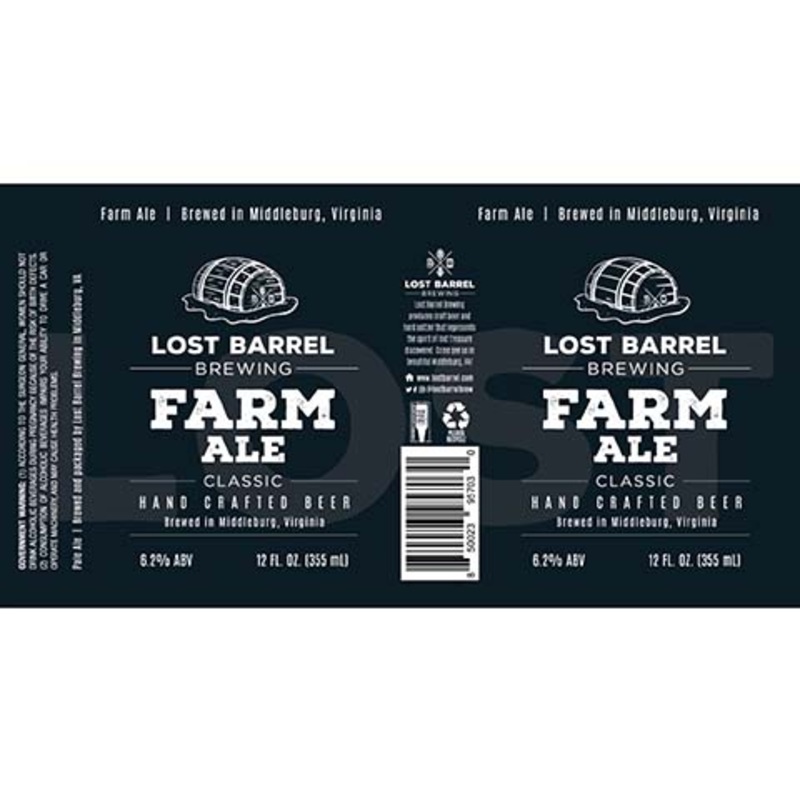 Lost Barrel Farm Ale Classic 16OZ SINGLE CAN