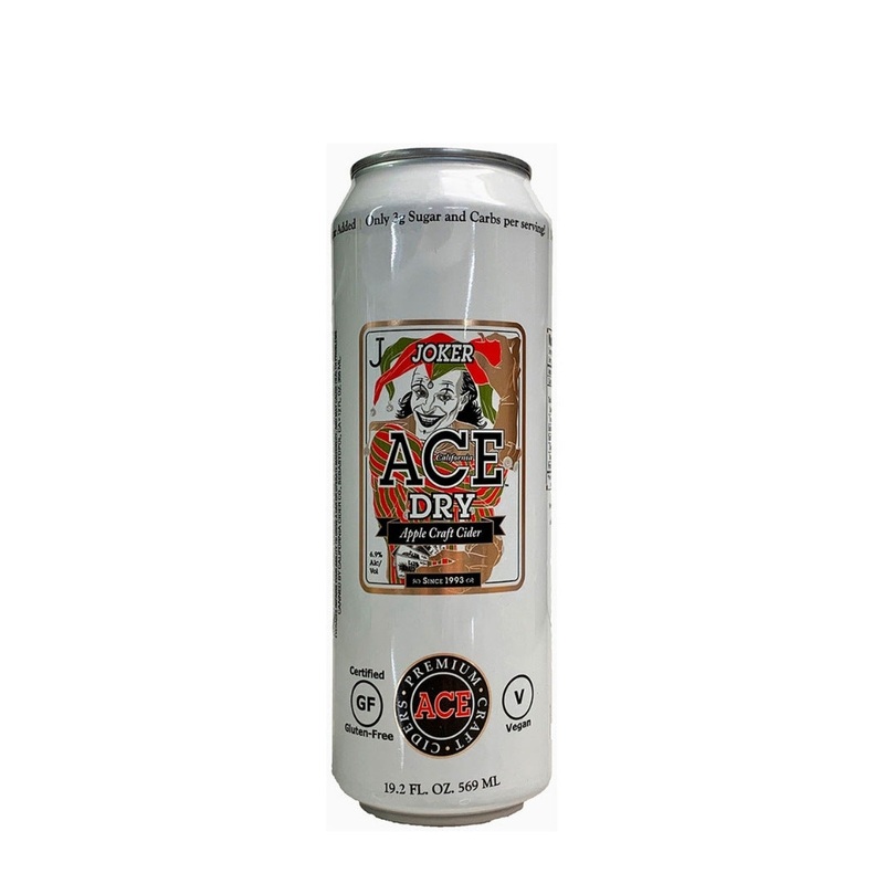 Ace Joker Dry Apple Craft Cider 19.2 fl oz Can