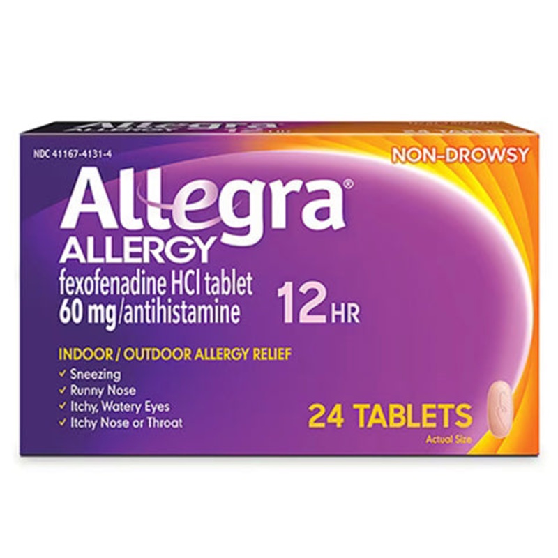 Allegra Allergy 12 Hour Tablets 24 Tablets