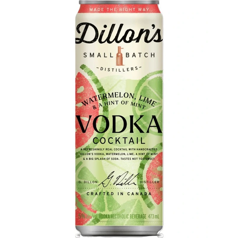 DILLONS VODKA COCKTAIL WATERMELON LIME MINT 473ML CAN @ Township [1056590] 473 ml