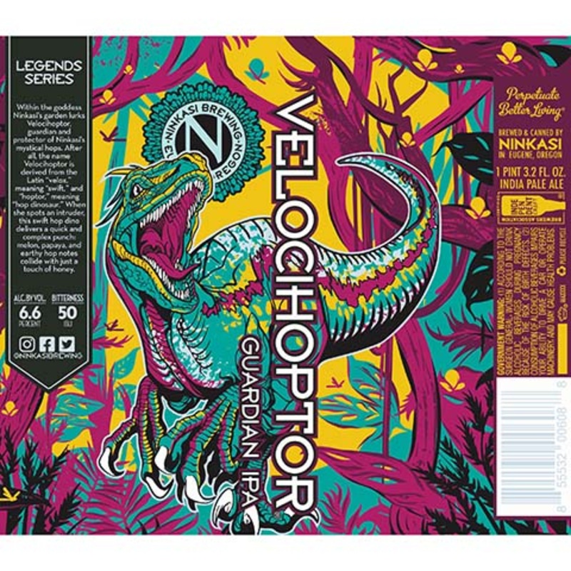 Ninkasi Velocihoptor Guardian IPA 19.2OZ SINGLE CAN
