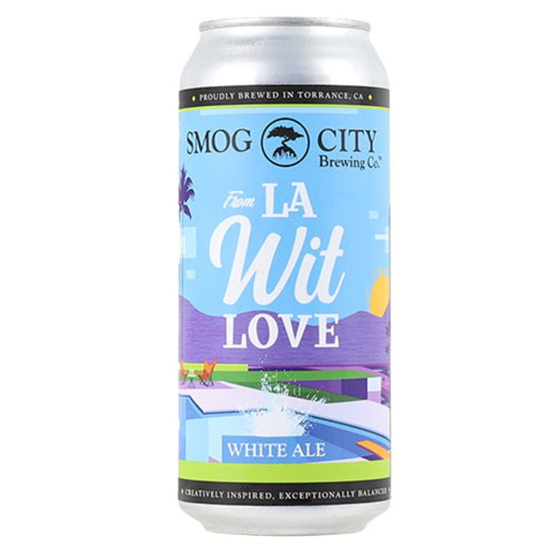 Smog City From LA Wit Love White Ale 16OZ SINGLE CAN