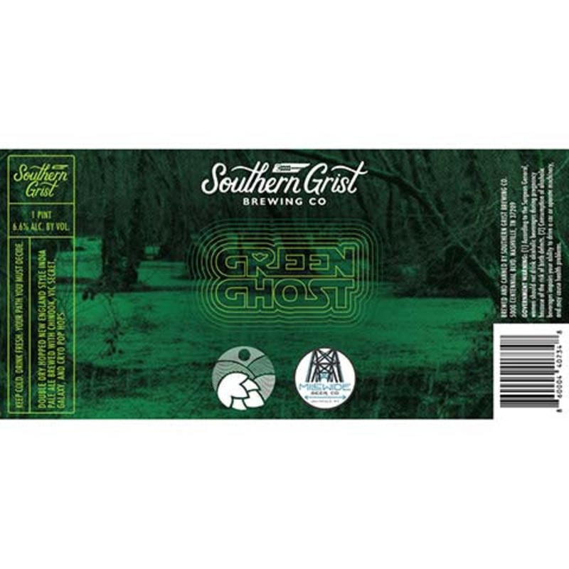 Southern Grist Green Ghost DDH Hazy IPA 16OZ SINGLE CAN