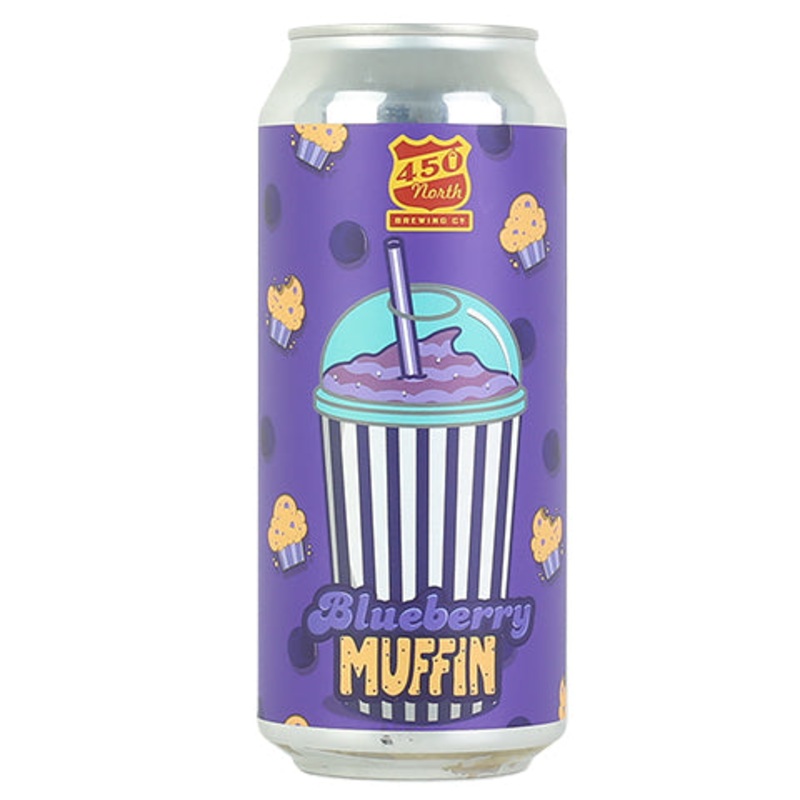 450 North Blueberry Muffin Slushy XL Sour Ale 16OZ SINGLE CAN