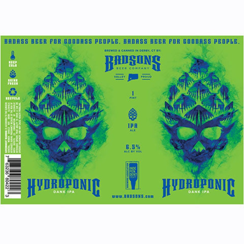 Badsons Hydroponic Dank IPA 16OZ SINGLE CAN