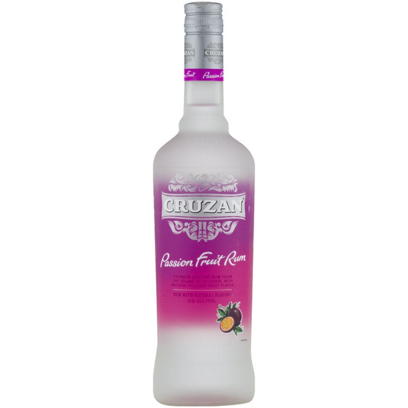 CRUZAN PASSION FRUIT FLAVORED RUM 42 750ML 750ML
