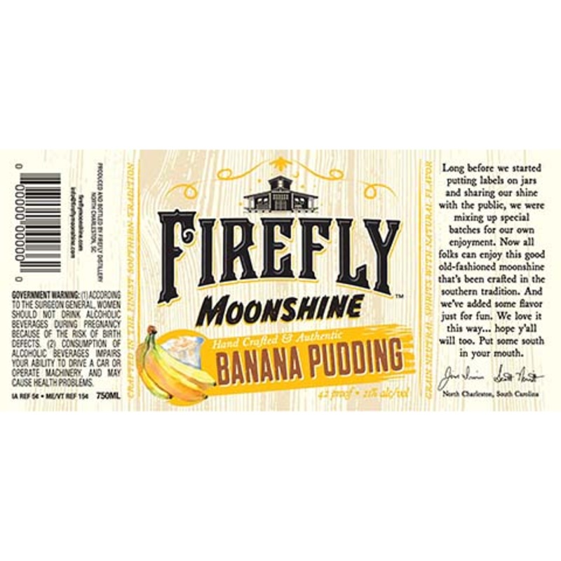 Firefly Moonshine Banana Pudding 750ML BTL