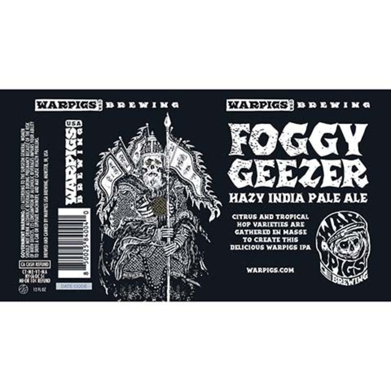 Warpigs Foggy Geezer Hazy IPA 12OZ SINGLE CAN