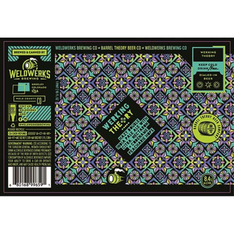 Weldwerks Werking Theory Hazy DIPA 16OZ SINGLE CAN