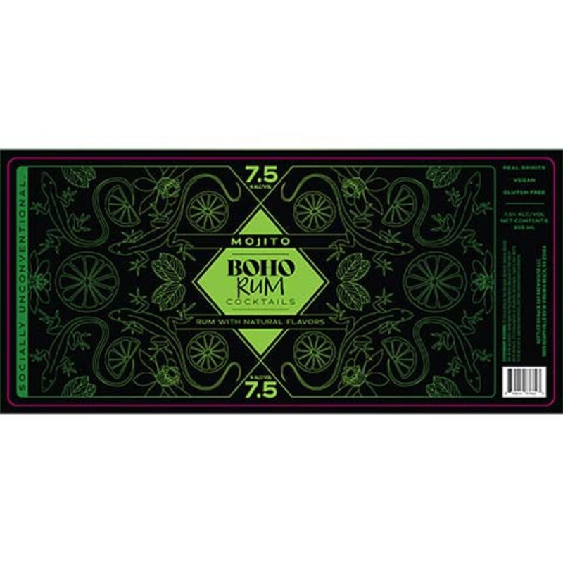 Boho Rum Cocktails Mojito 355ML BTL