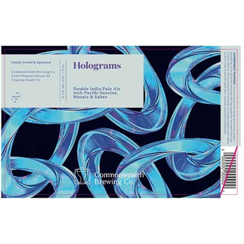 Commonwealth Holograms DIPA 16OZ SINGLE CAN