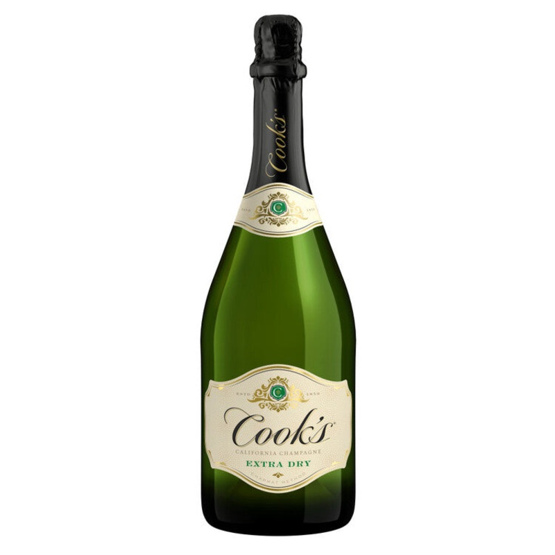 COOK’S EXTRA DRY CHAMPAGNE CALIFORNIA 750ML 750ML