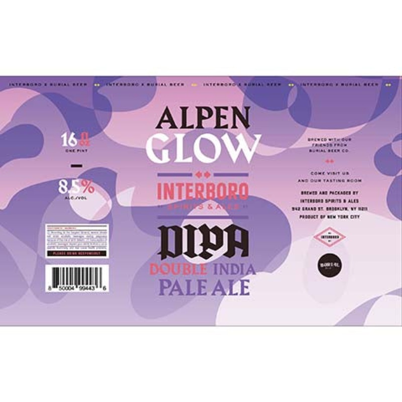 Interboro Alpen Glow DIPA 16OZ SINGLE CAN