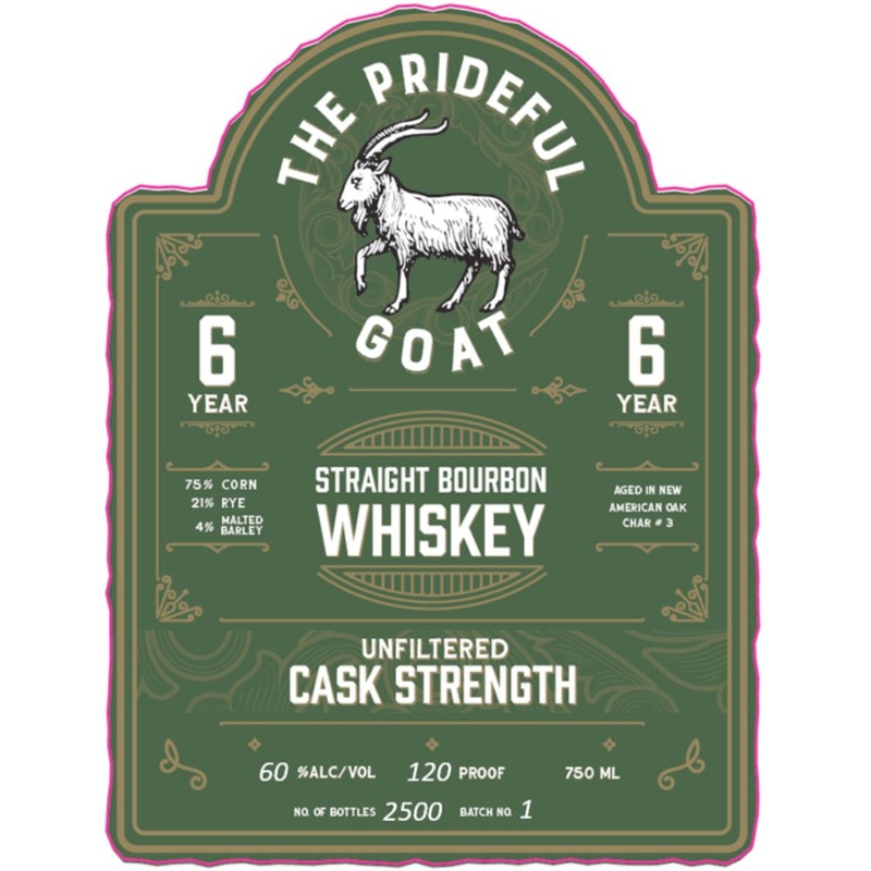 The Prideful Goat 6 Year Old Cask Strength Bourbon Batch 1