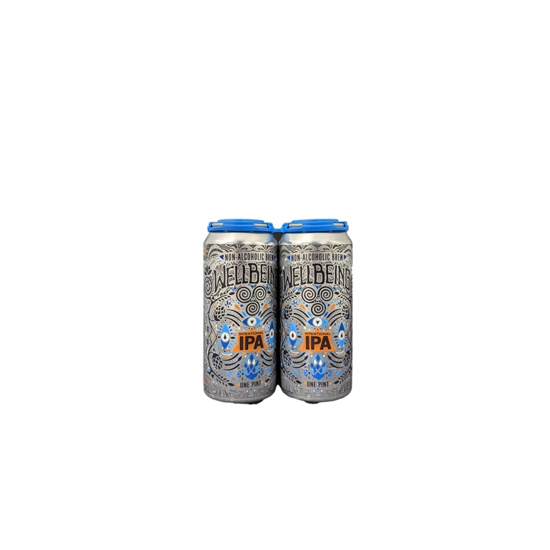 Wellbeing Intentional Non-Alcoholic IPA 4 Pack