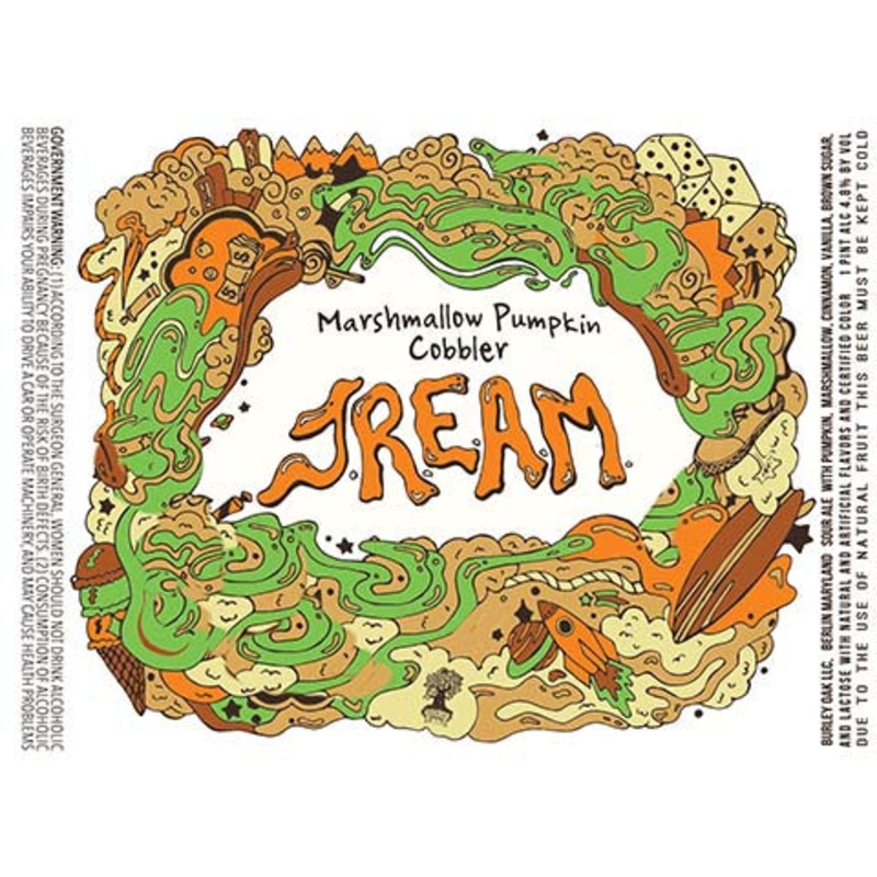 Burley Oak Marshmallow Pumpkin Cobbler J.R.E.A.M. Sour Ale 16OZ SINGLE CAN
