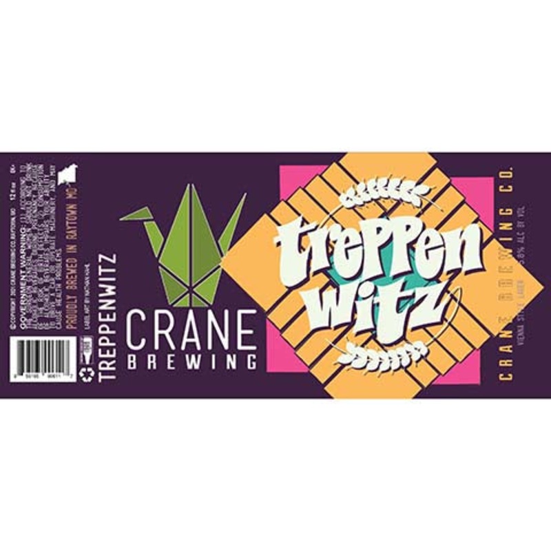 Crane Brewing Treppenwitz Lager 12OZ SINGLE CAN