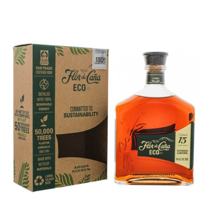 Flor de Caa ECO 15 Year Old Rum 700ml